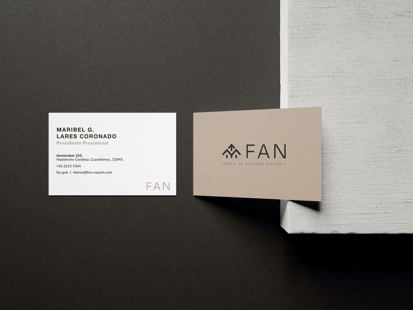 FAN Nayarit business card