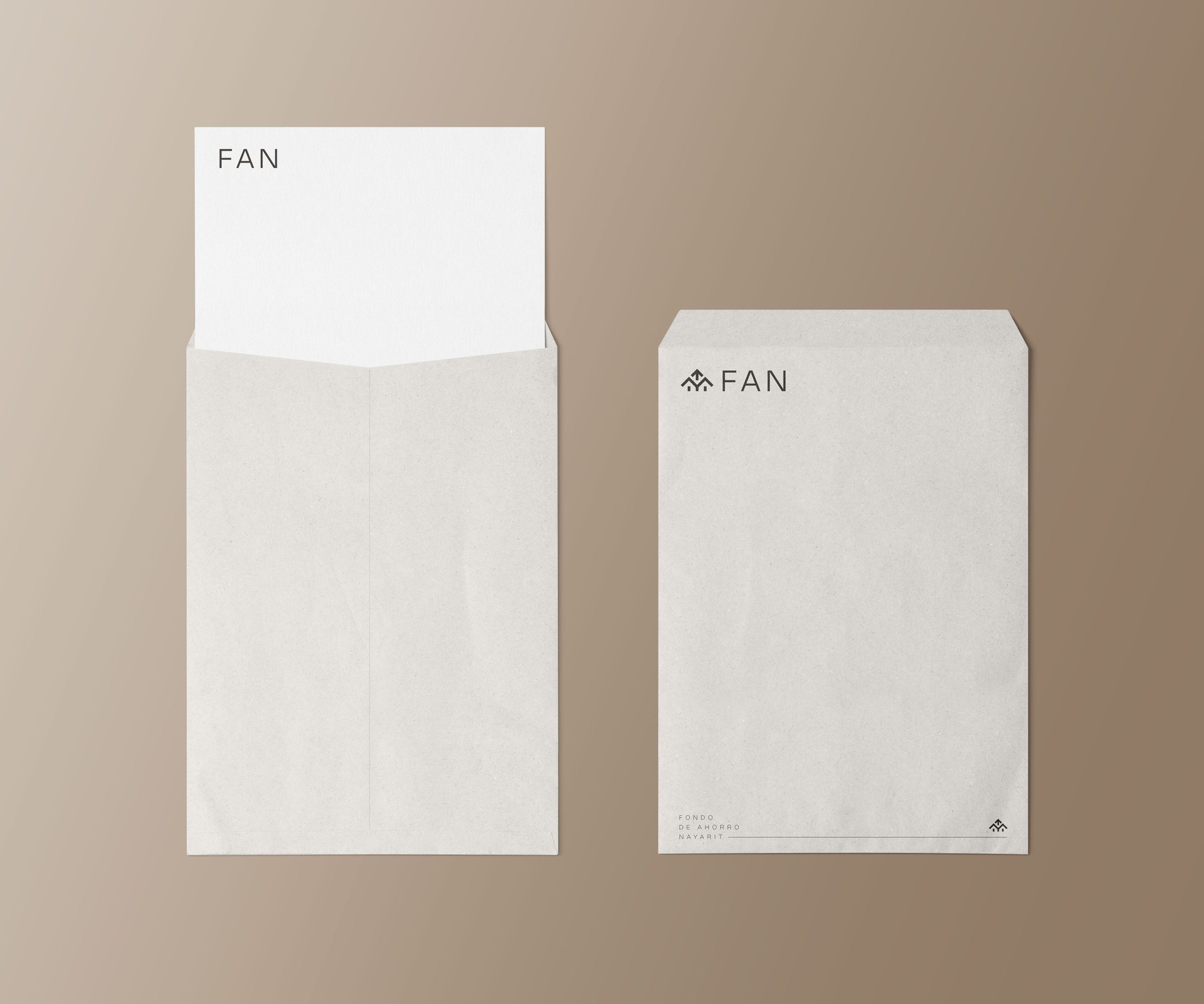 FAN Nayarit envelope and letterhead stationery