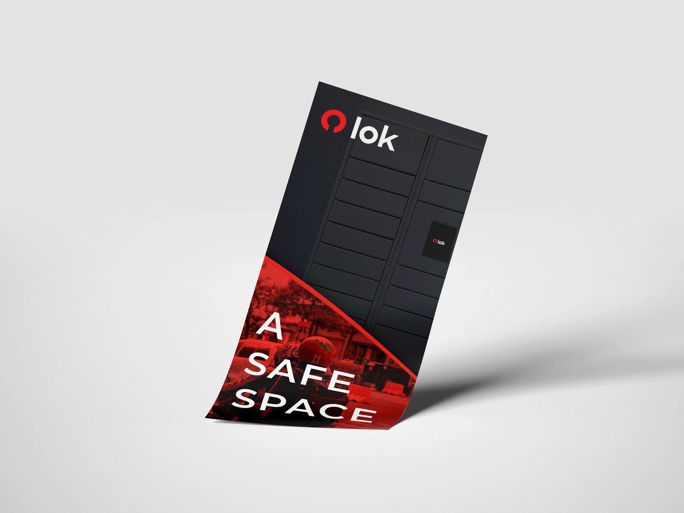 LOK A Safe Space poster mockup